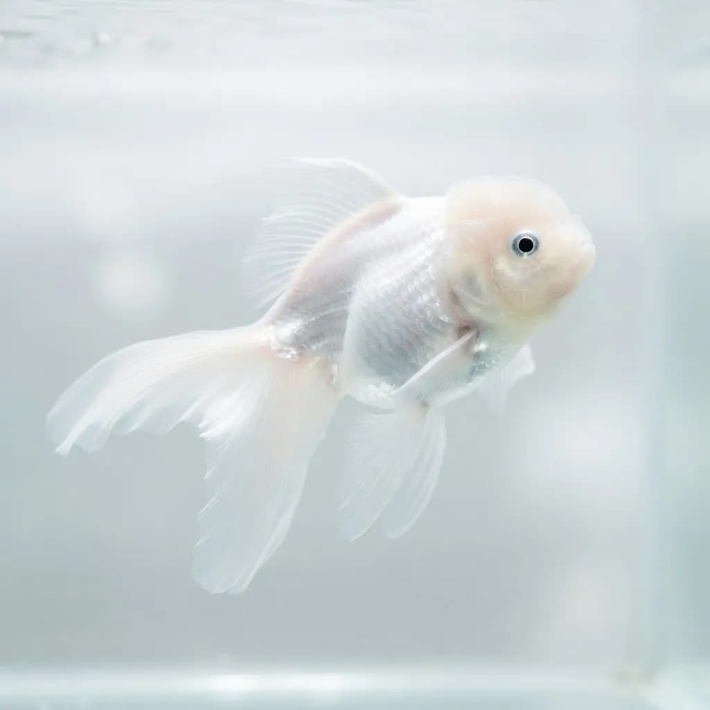 White Oranda Goldfish